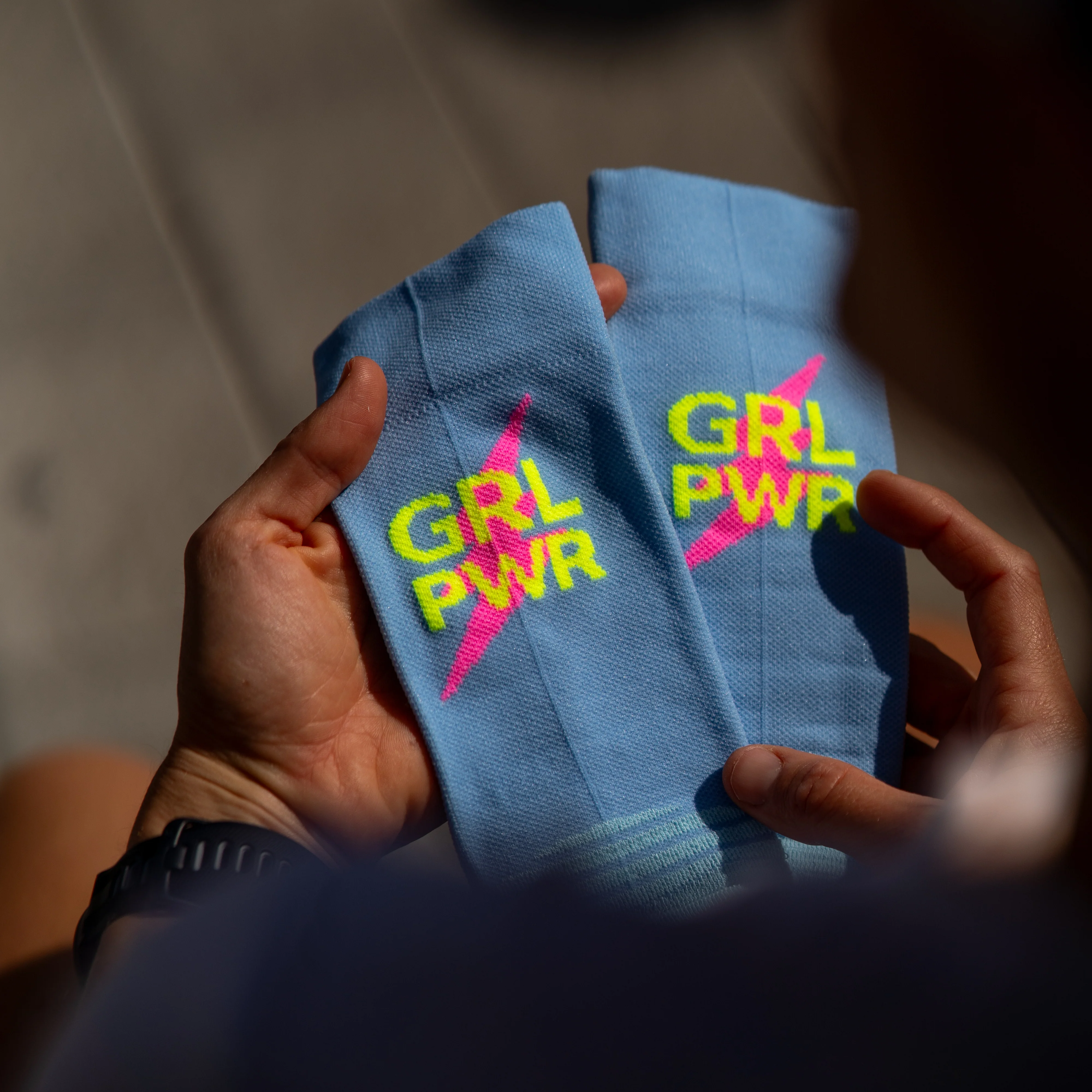 GIRLS POWER BLUE - CALCETÍN RUNNING - Image 2