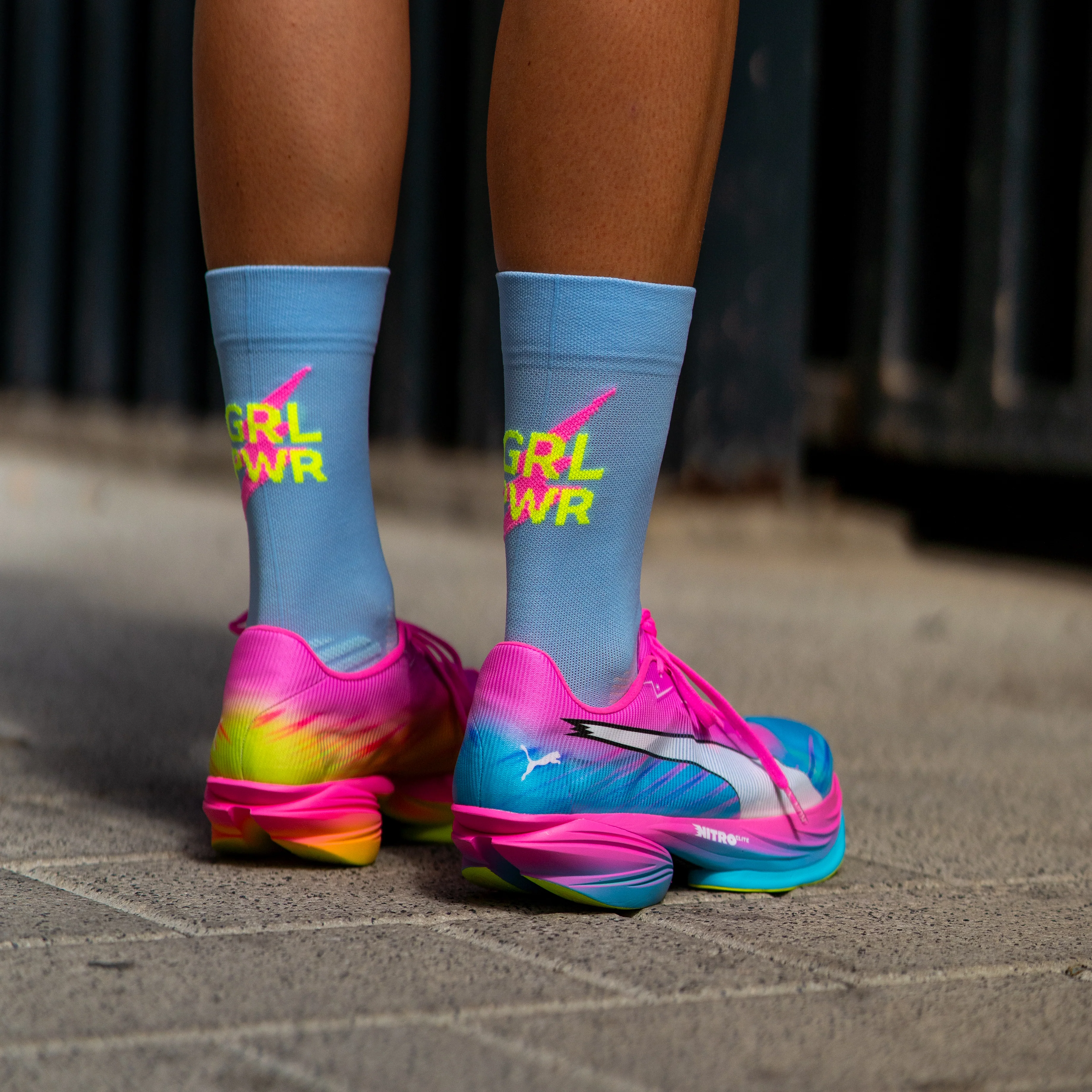 GIRLS POWER BLUE - CALCETÍN RUNNING - Image 3