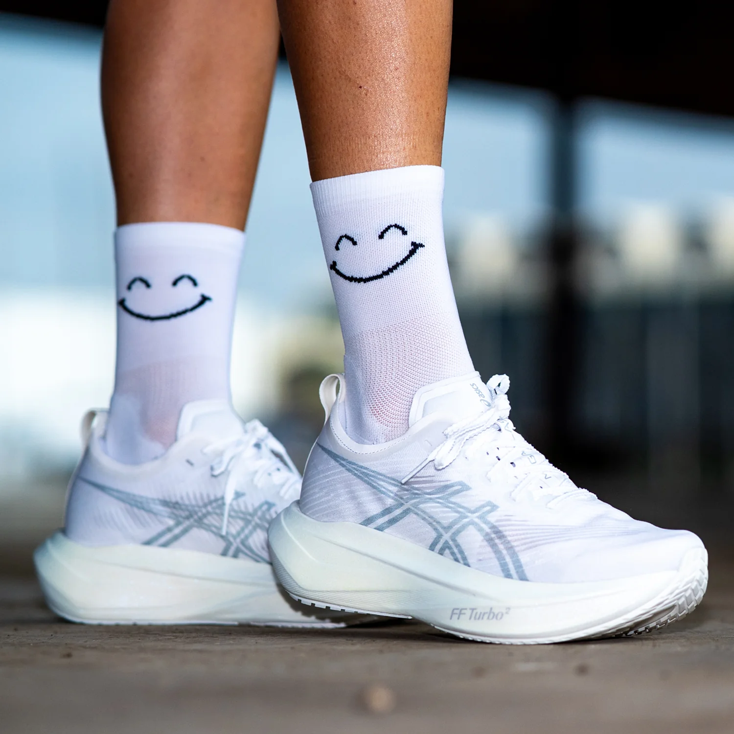 HAPPY MODE WHITE - CALCETÍN RUNNING PRO COMFORT - Image 6