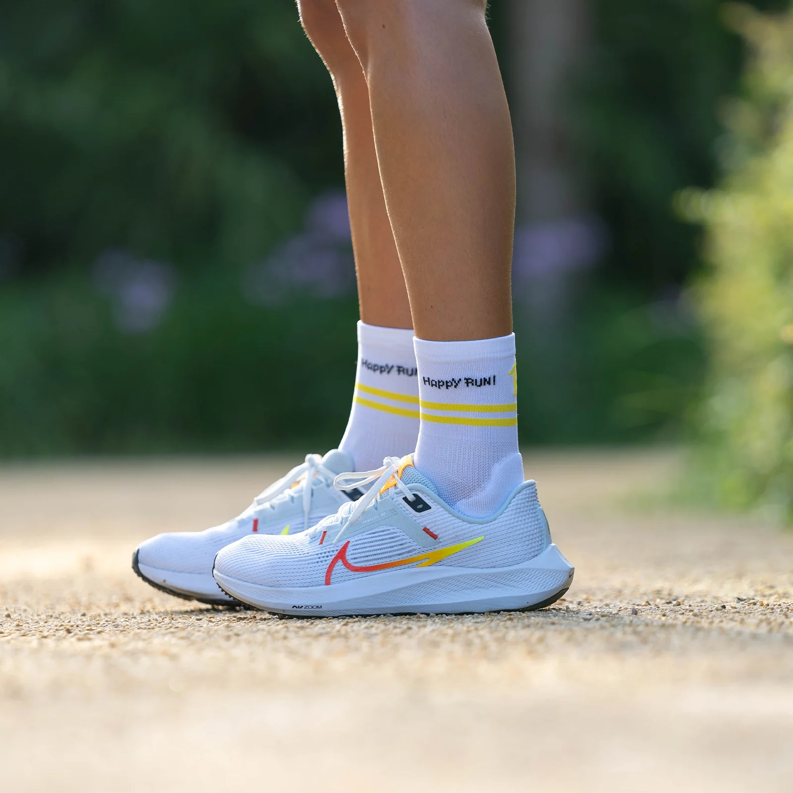 HAPPY RUN WHITE - CALCETÍN RUNNING PRO COMFORT - Image 3