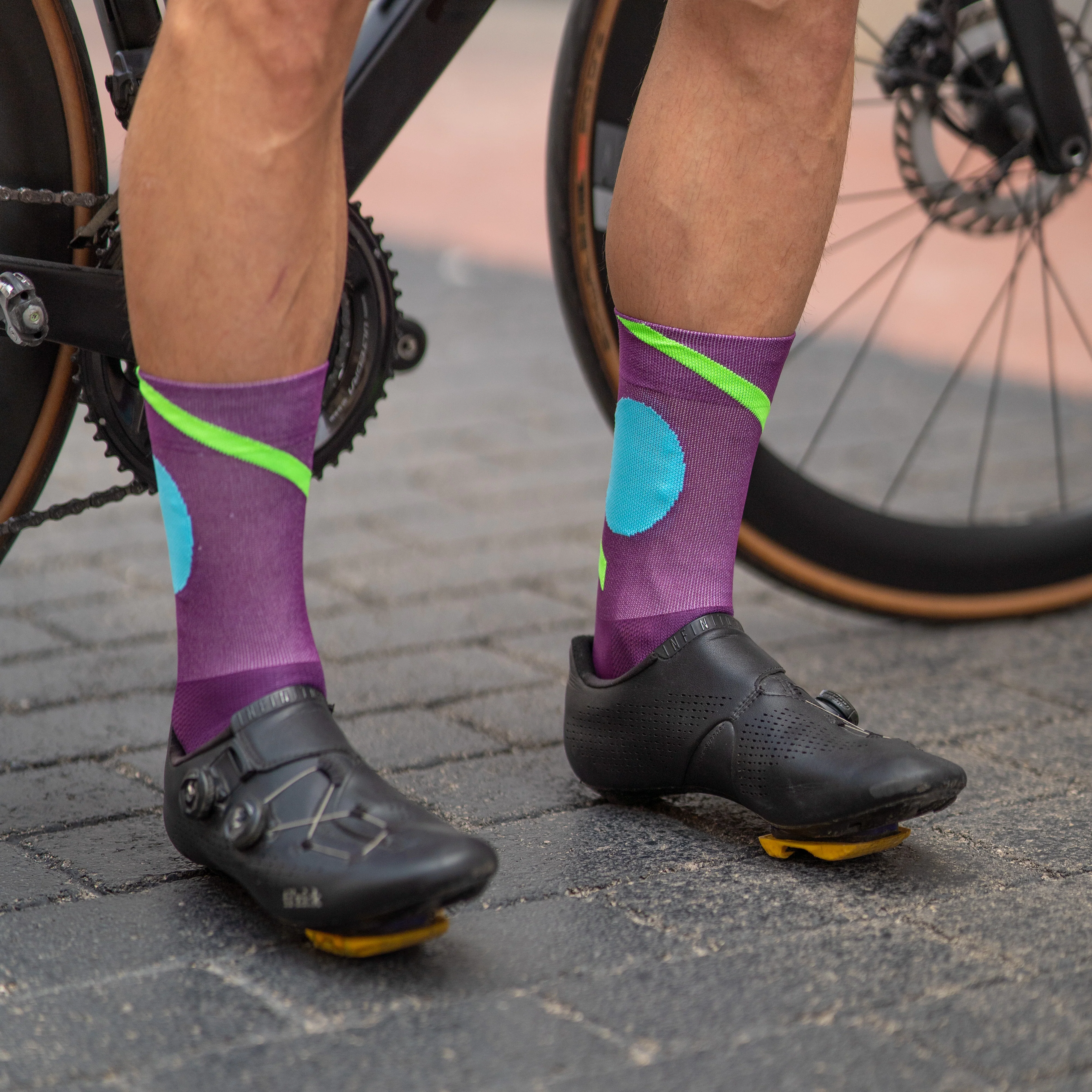 MONTE BECCO PURPLE - CALCETÍN CICLISMO - Image 3