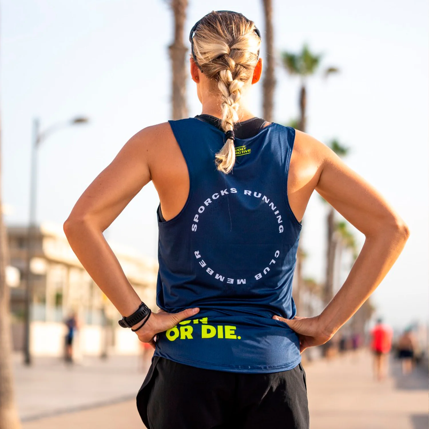 RUN OR DIE - CAMISETA TÉCNICA TIRANTES UNISEX