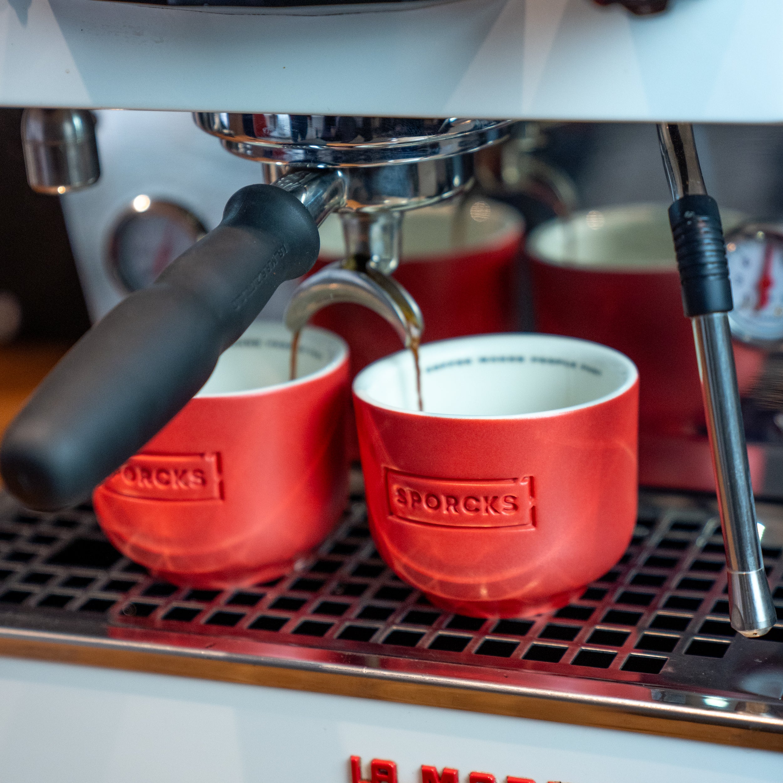 Taza Cappuccino Red - 200ml - Image 5